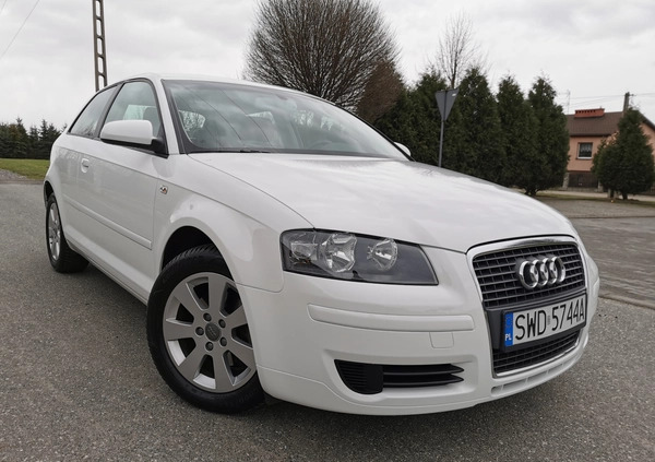 Audi A3 cena 27900 przebieg: 77000, rok produkcji 2008 z Rydułtowy małe 781